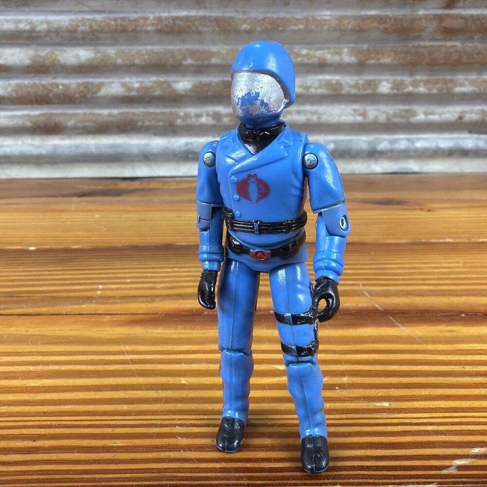 Vintage GI JOE 1982 - 83 COBRA COMMANDER ~ TIGHT SWIVEL JOINTS Broken Crotch